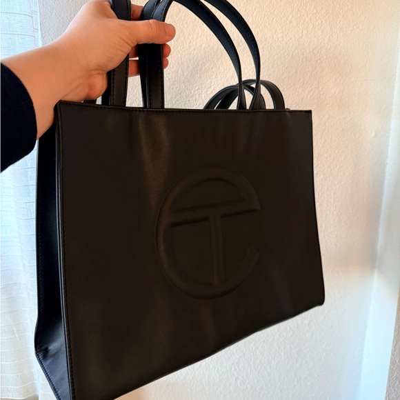 Telfar Classic Black Tote Bag - Picture 2 of 4
